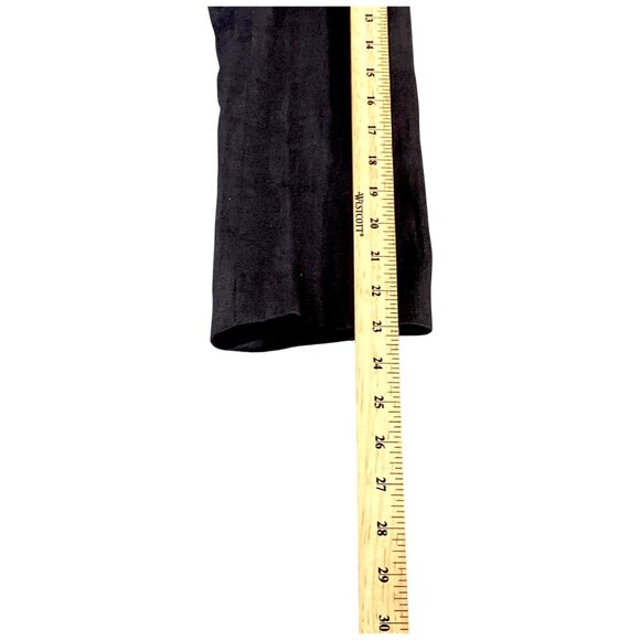 Charter Club Jacket Womens 12 Black Linen Blazer Boss Career Minimalist 80s VTG - Picture 13 of 16